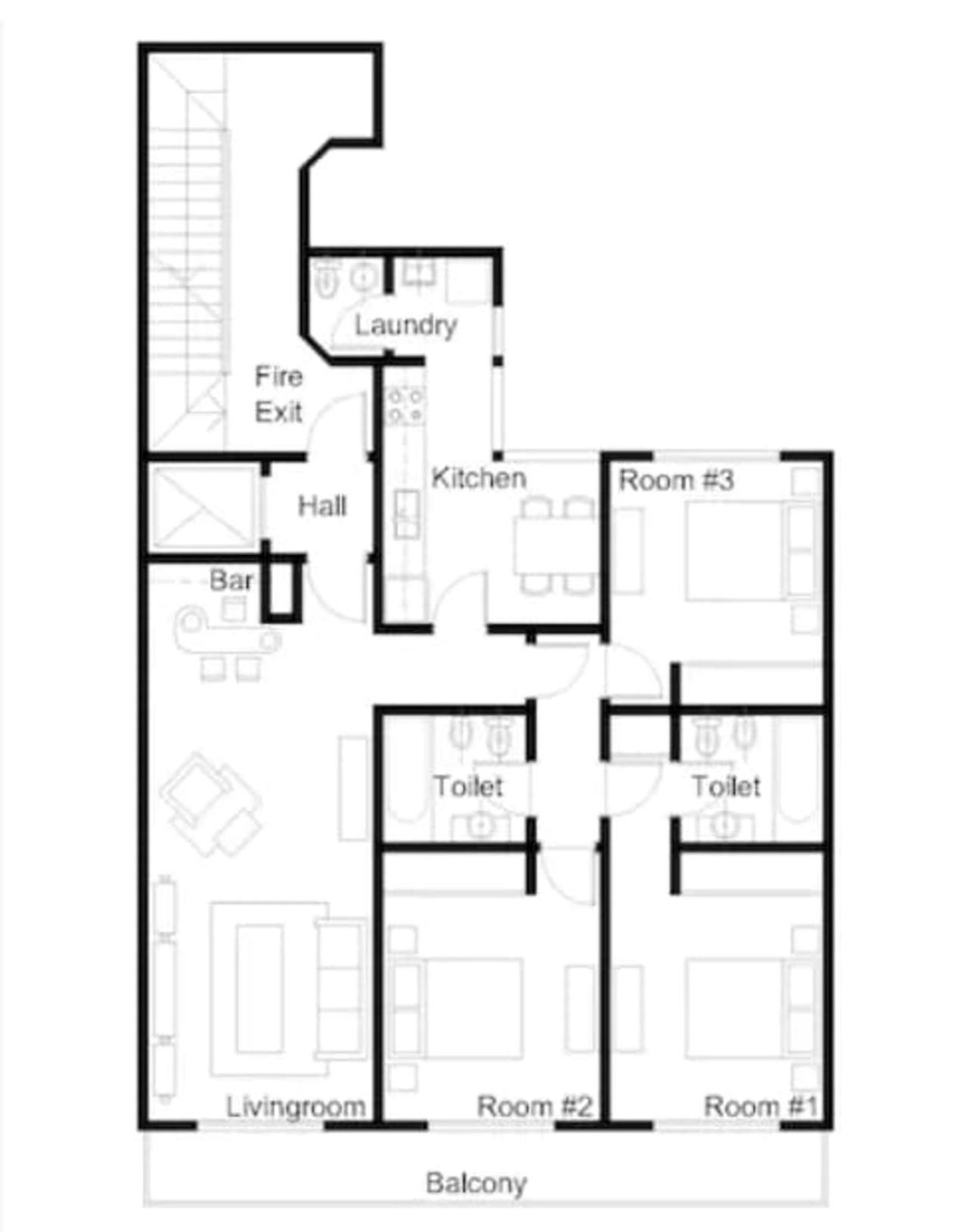 Fliphaus Ravignani 2257 - 3 Bd Palermo Hollywoo Apartment